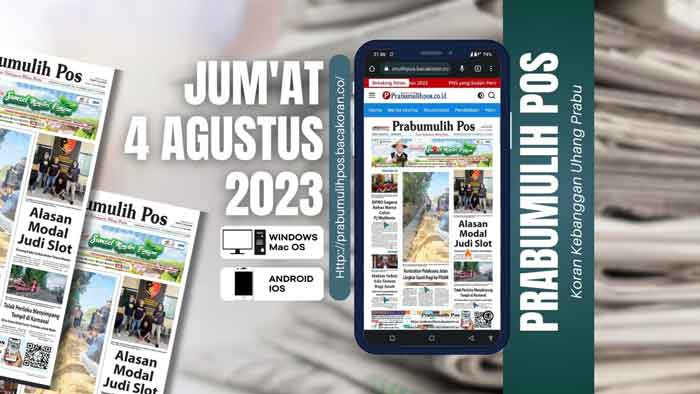 Koran Prabumulih Pos Edisi, Jum’at 04 Agustus  2023