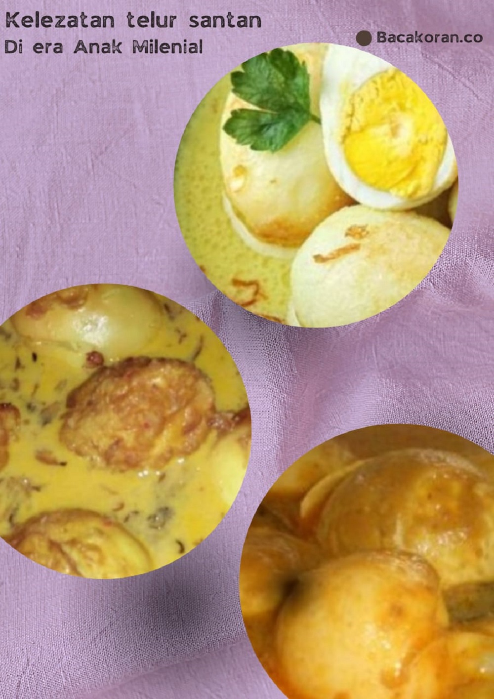 Resep Telur Santan, Makanan Yang Lagi Hits di Sosmed