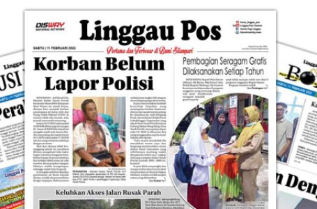 Baca Linggau Pos Edisi 11 Februari 2023