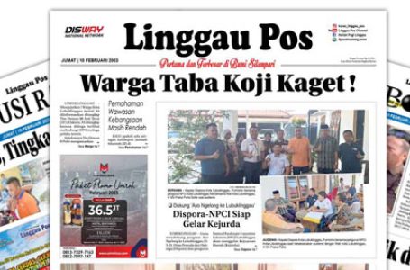Baca Linggau Pos Edisi 10 Februari 2023