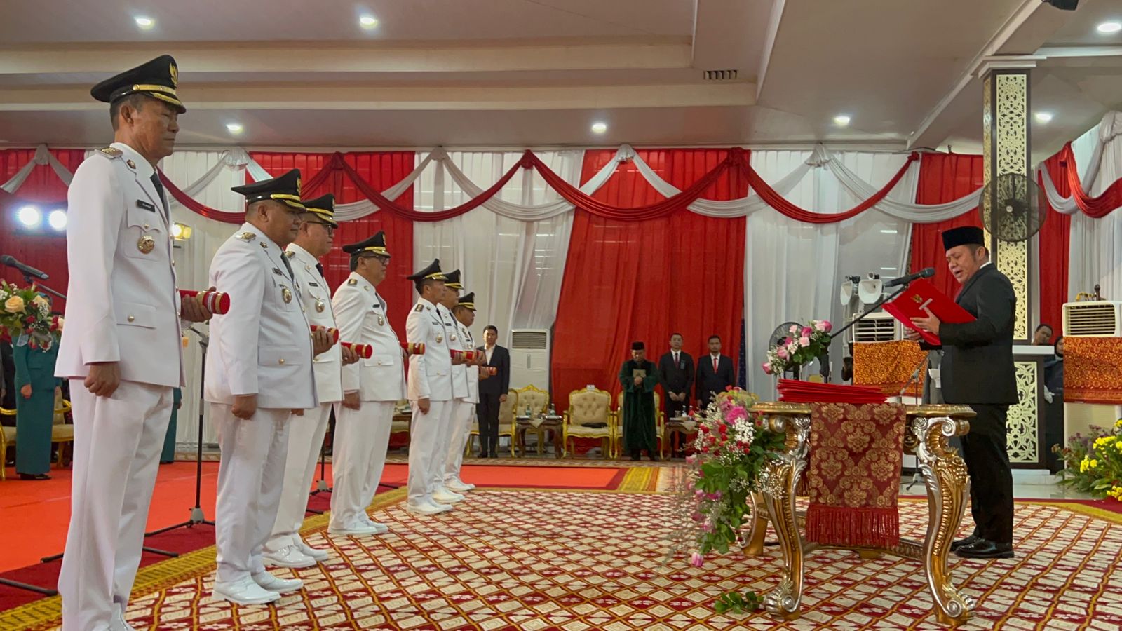 RESMI Herman Deru Telah Melantik 7 Pejabat Kepala Daerah Sumatera Selatan Dini Hari