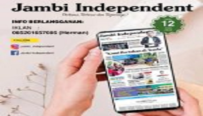 Koran Hybrid Pertama di Indonesia Baca Jambi Independent Edisi 12 Juli 2023