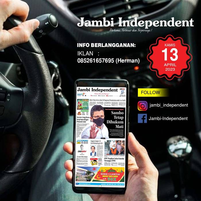 Baca Jambi Independent  Edisi 13 April 2023