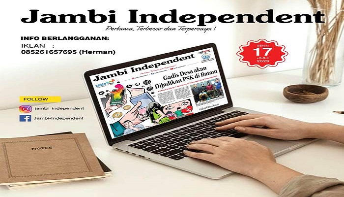 Koran Hybrid Pertama di Indonesia Baca Jambi Independent Edisi Senin 17 Juli 2023