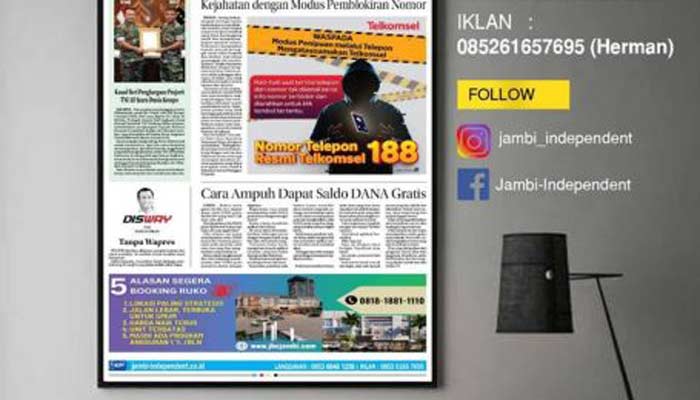 Koran Hybrid Pertama di Indonesia Baca Jambi Independent Edisi 08 Juli 2023