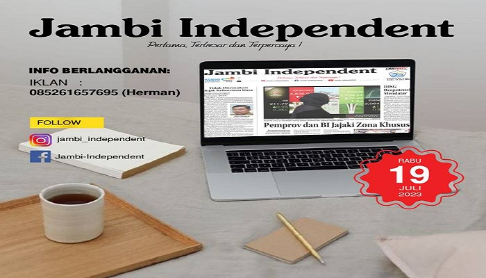 Koran Jambi Independent Edisi Rabu 19 Juli 2023