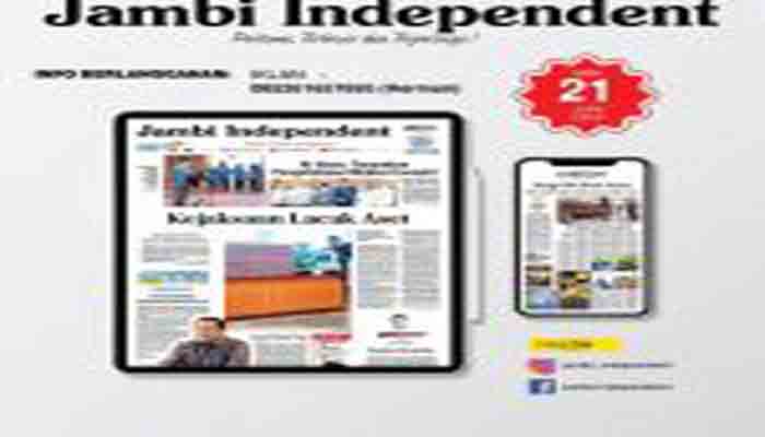 Koran Hybrid Pertama di Indonesia Baca Jambi Independent Edisi 24 Juni 2023