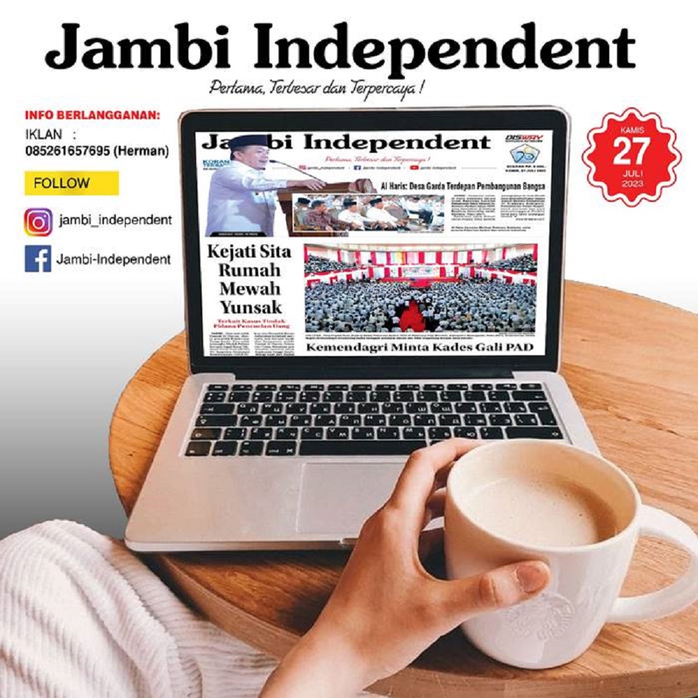 Koran Jambi Independent Edisi, Kamis 27 Juli 2023