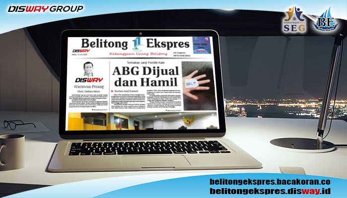 Koran Hybrid Pertama di Indonesia Baca Belitong Ekspres Edisi 12 Juli 2023