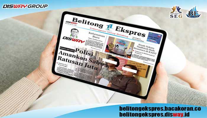 Koran Hybrid Pertama di Indonesia Baca Belitong EkspresEdisi 04 Juli 2023