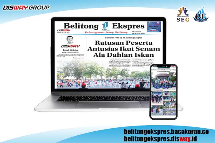 Koran Hybrid Pertama di Indonesia Baca Belitong Ekspres Edisi 08 Juli 2023