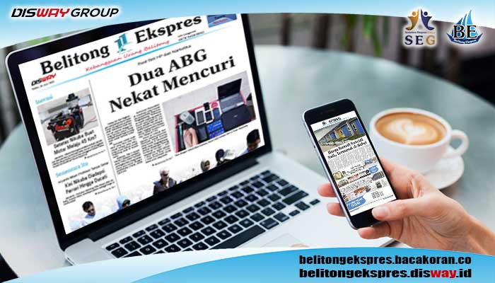 Koran Hybrid Pertama di Indonesia Baca Belitong Ekspres Edisi 09 Juli 2023