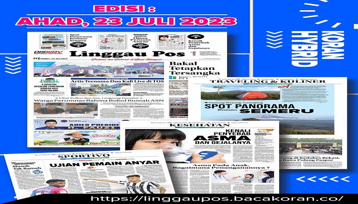 Koran Linggau Pos Edisi Minggu, 23 Juli 2023