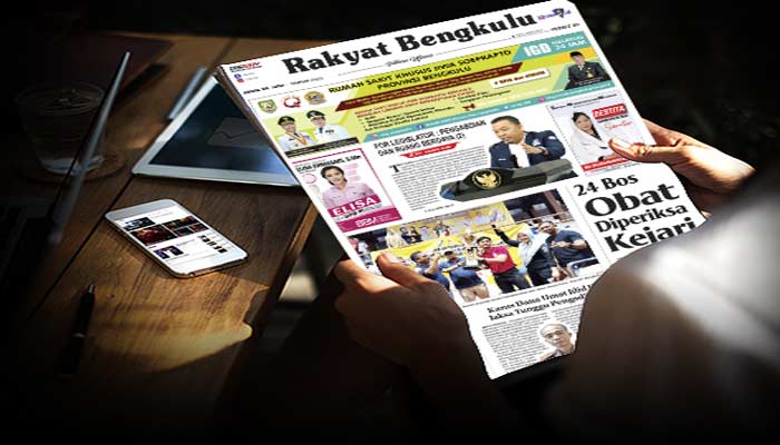 Koran Hybrid Pertama di Indonesia Baca Rakyat Bengkulu Rabu Edisi 28 Juni 2023