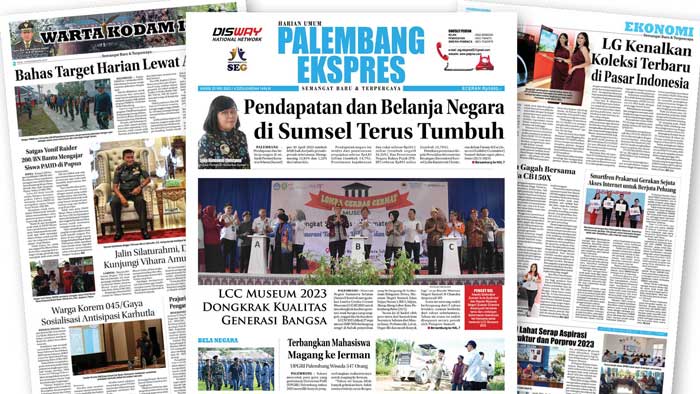 Baca Palembang Ekspres Jumat Edisi 26 Mei 2023