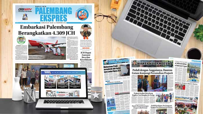 Baca Palembang Ekspres Sabtu Edisi 10 Juni 2023