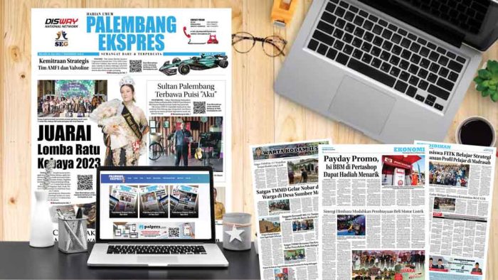 Koran Palembang Ekspres Edisi Selasa, 25 Juli 2023