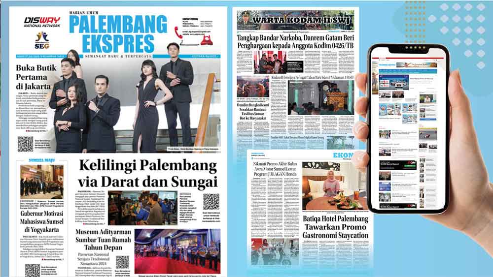 Koran Palembang Ekspres Edisi, Kamis 27 Juli 2023