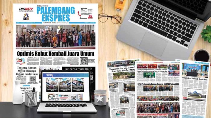 Koran Palembang Ekspres Edisi, Senin 31 Juli 2023