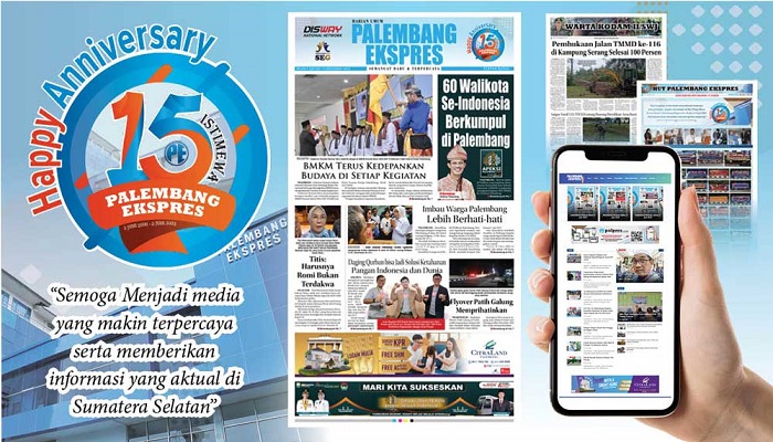 Koran Hybrid Pertama di Indonesia Baca Palembang Ekspres Selasa Edisi 11 Juli 2023
