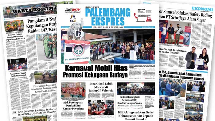 Baca Palembang Ekspres Senin Edisi 22 Mei 2023