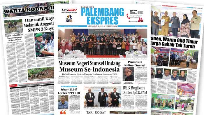 Baca Palembang Ekspres Edisi Jumat, 17 Maret 2023
