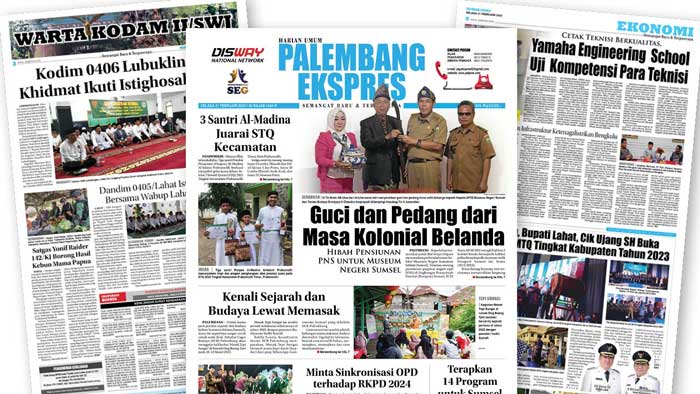 Baca Palembang Ekspres Edisi Senin, 20 Maret 2023