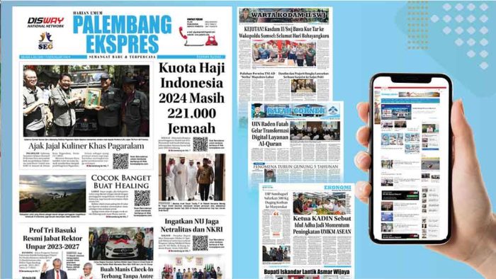 Koran Hybrid Pertama di Indonesia Baca Palembang Ekspres Selasa Edisi 04 Juli 2023