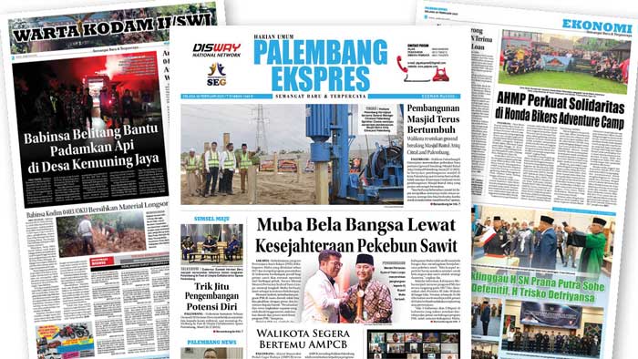 Baca Palembang Ekspres Edisi Selasa, 28 Februari 2023