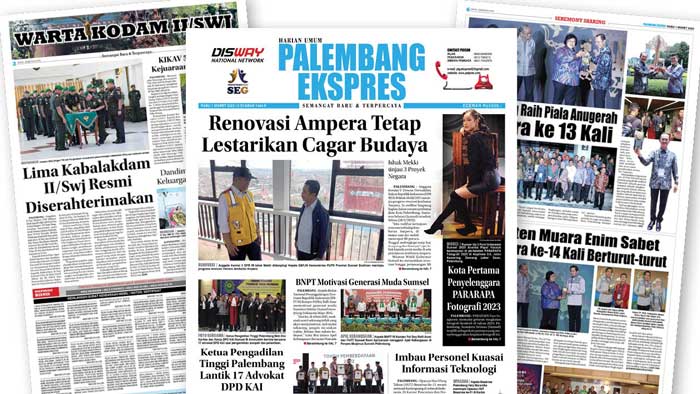Baca Palembang Ekspres Edisi Rabu, 1 Maret 2023