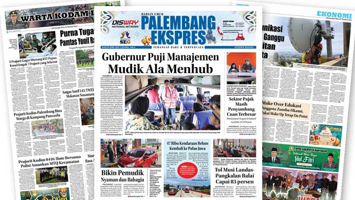 Baca Palembang Ekspres Ahad Edisi 30 April 2023
