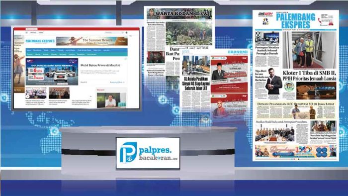 Koran Hybrid Pertama di Indonesia Baca Palembang Ekspres Sabtu Edisi 08 Juli 2023