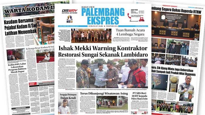 Baca Palembang Ekspres Edisi Kamis, 02 Maret 2023