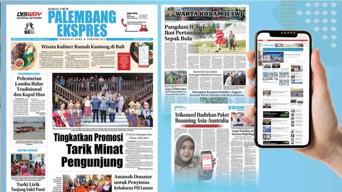 Koran Palembang Ekspres Edisi, Sabtu 05 Agustus 2023