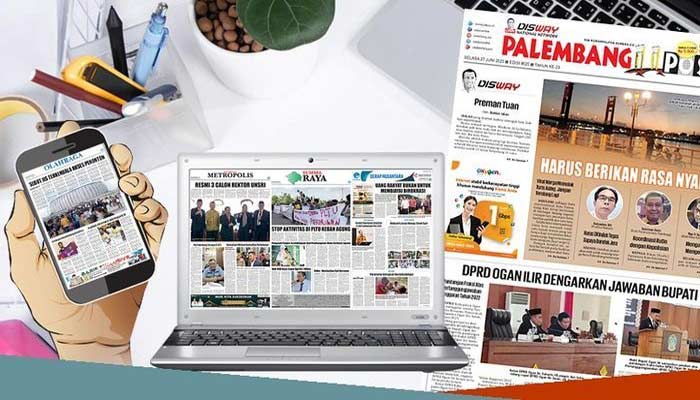 Koran Hybrid Pertama di Indonesia Baca Palembang Pos Edisi 27 Juni 2023