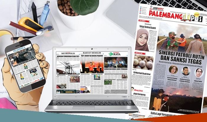 Koran Hybrid Pertama di Indonesia Baca Palembang Pos Edisi 05 Juli 2023