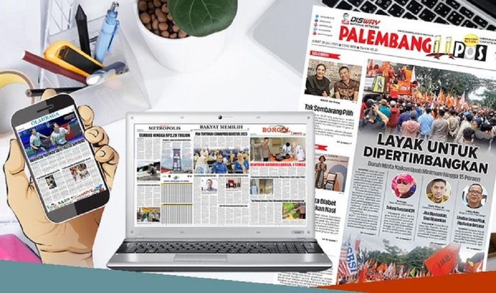 Koran Palembang Pos Edisi, Jum’at 28 Juli 2023
