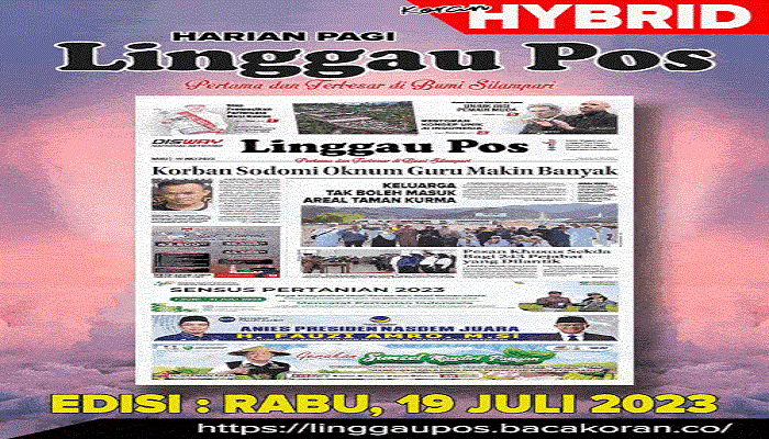 Koran Linggau Pos Edisi Rabu 19 Juli 2023