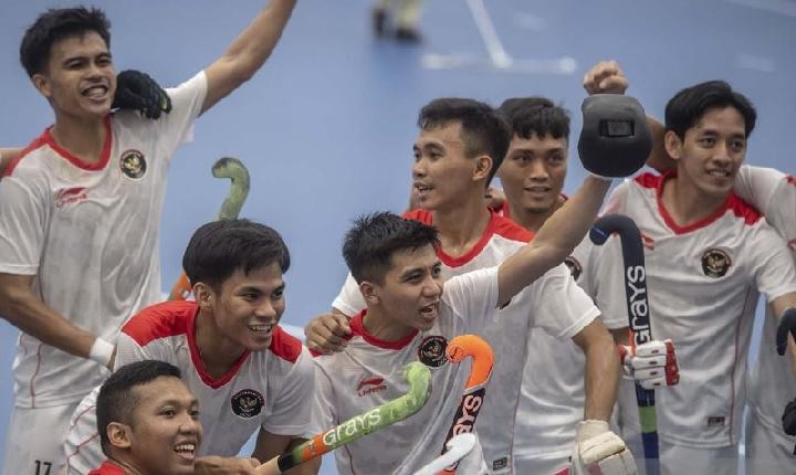Kalahkan Langganan Juara Malaysia, Tim Hoki Putra Indonesia Sabet Emas SEA Games