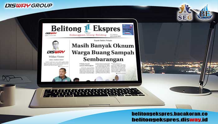 Koran Hybrid Pertama di Indonesia Baca Belitong Ekspres Sabtu Edisi 15 Juli 2023