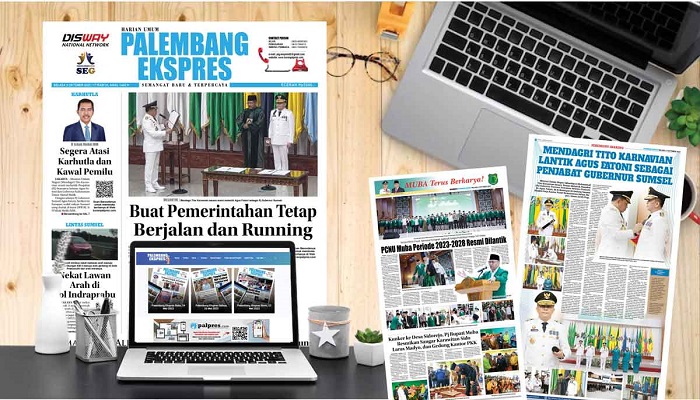 Koran Palembang Ekspres, Edisi Selasa 03 Oktober 2023