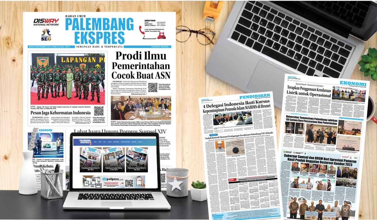 Koran Palembang Ekspres Edisi Senin 25 September 2023