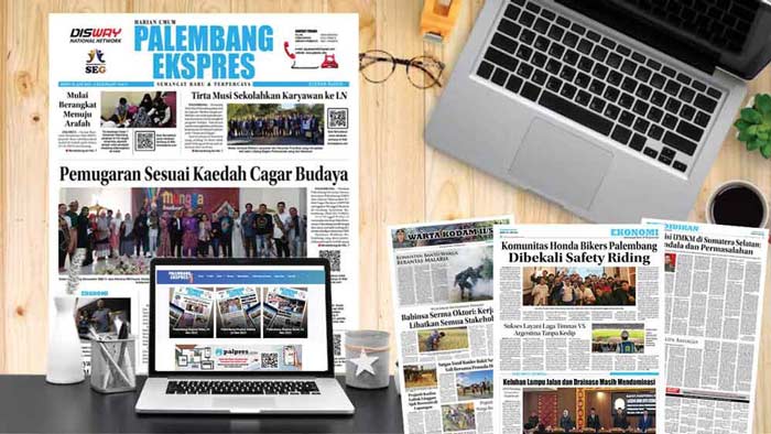 Koran Hybrid Pertama di Indonesia Baca Palembang Ekspres Senin Edisi 26 Juni 2023