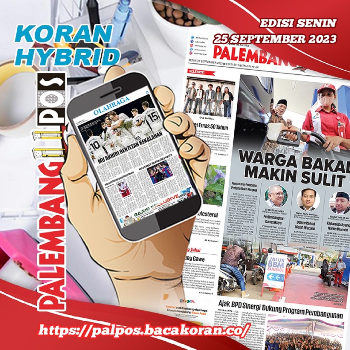 Koran Palembang Pos Edisi Senin 25 September 2023