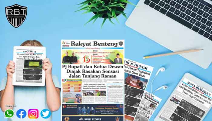Koran Hybrid Pertama di Indonesia Baca Rakyat Benteng Edisi Sabtu 24 Juni 2023