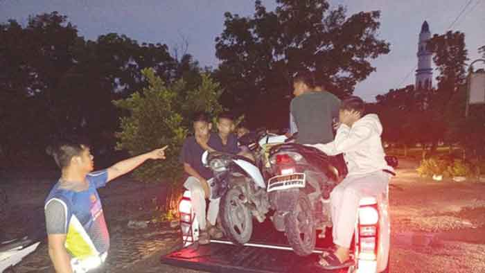 Aman 4 Motor dan 7  Remaja Balap Liar Saat Asmara Subuh